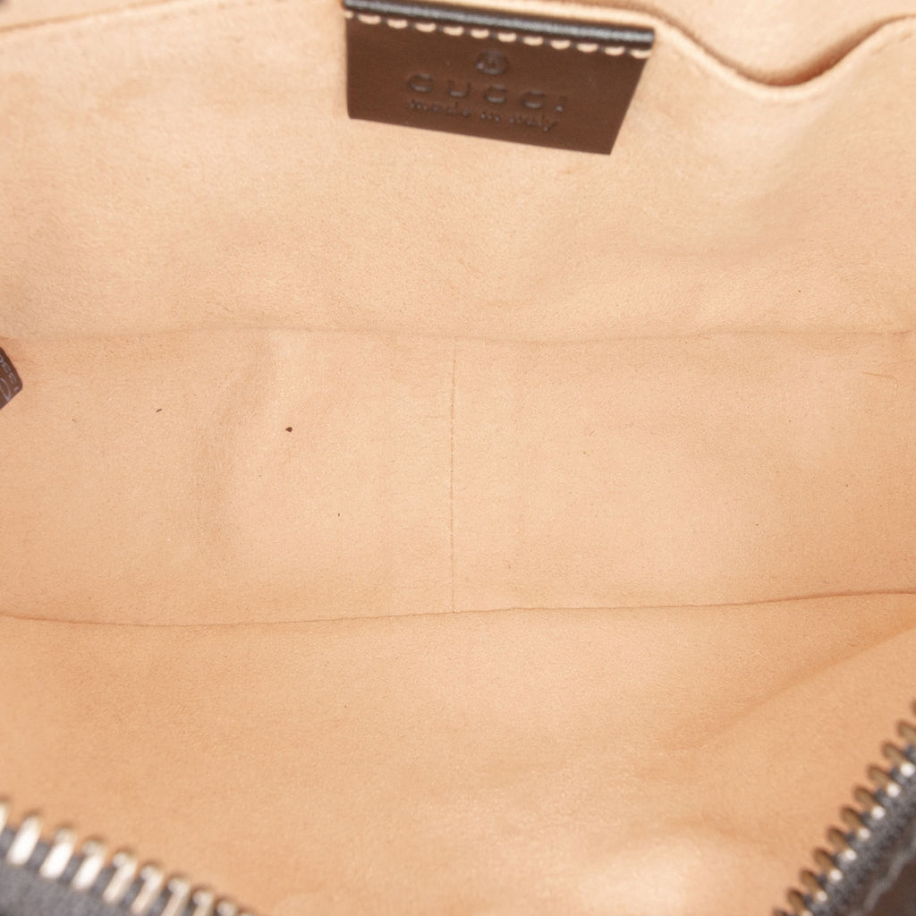 Second hand Gucci GG Marmont Mini Matelassé Leather Camera Bag Black - Tabita Bags