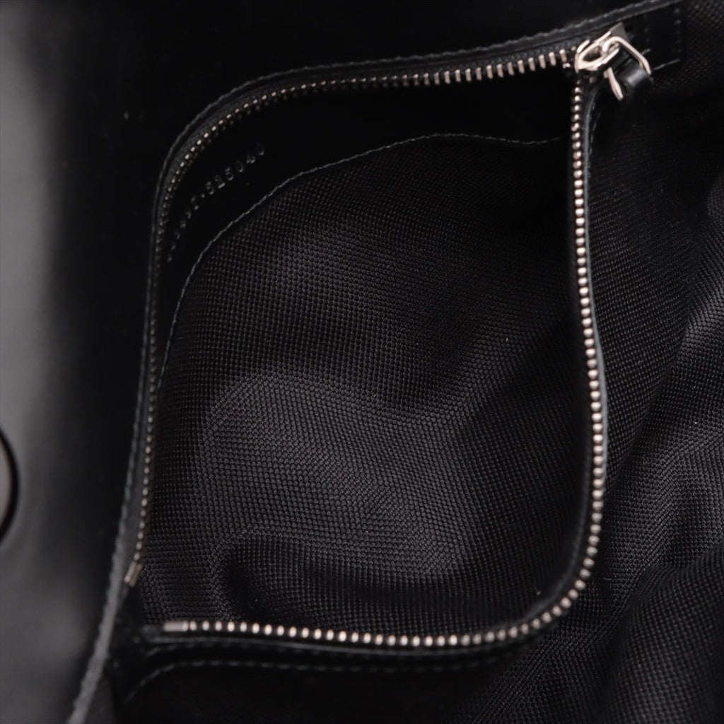 Second hand Gucci GG Marmont Small Chevron Leather Flap Bag Black - Tabita Bags