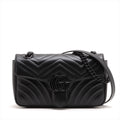 Second hand Gucci GG Marmont Small Chevron Leather Flap Bag Black - Tabita Bags