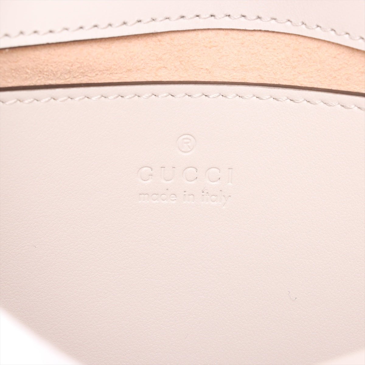 Second hand Gucci GG Marmont Small Leather Chevron Flap Shoulder Bag Beige - Tabita Bags