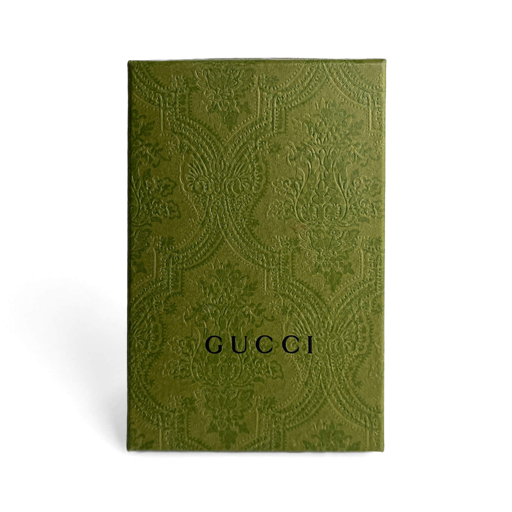 Second hand Gucci GG Marmont Small Leather Matelassé Cards Holder Black - Tabita Bags