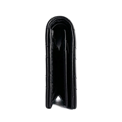 Second hand Gucci GG Marmont Small Leather Matelassé Cards Holder Black - Tabita Bags