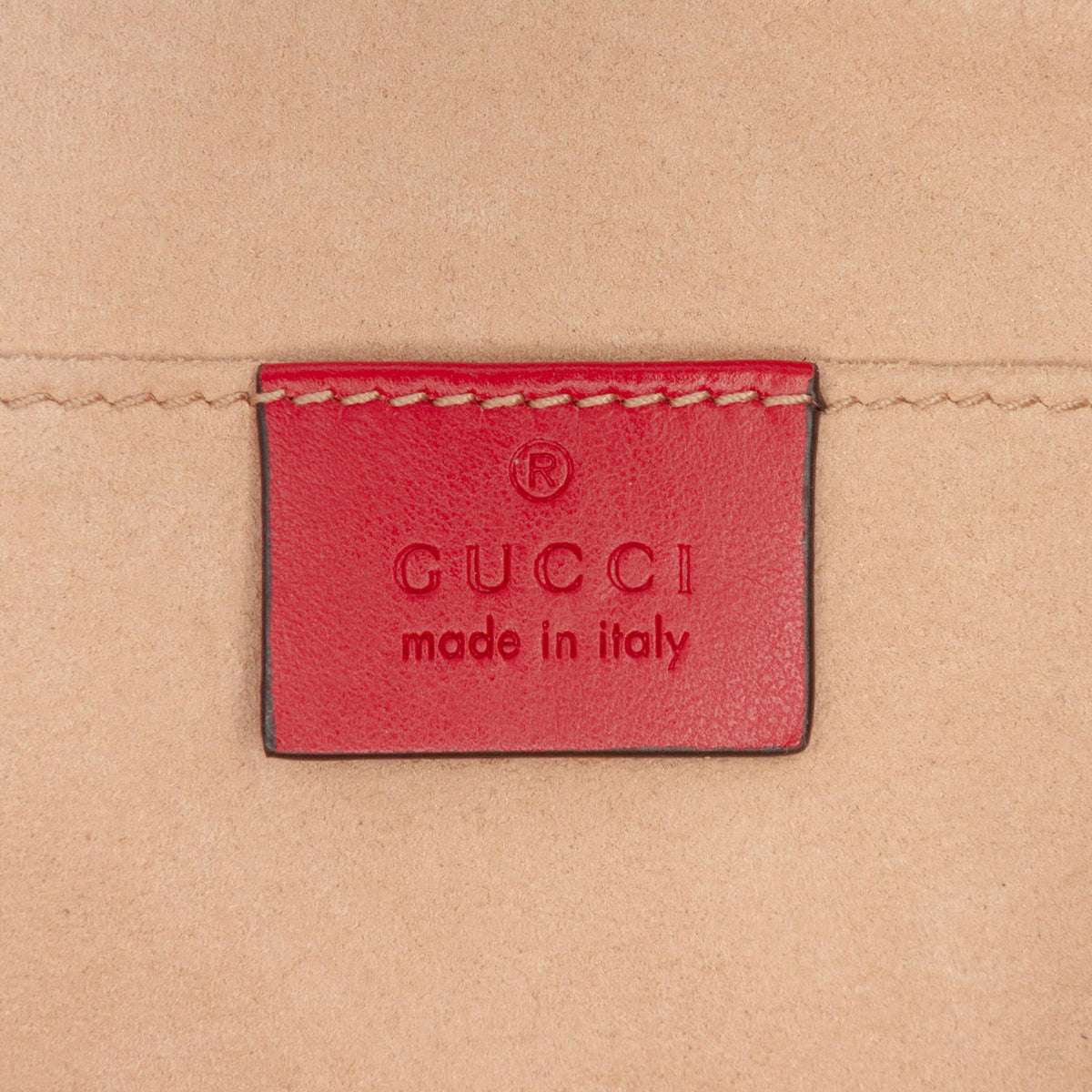 Second hand Gucci GG Marmont Small Matelassé Leather Camera Bag Red - Tabita Bags