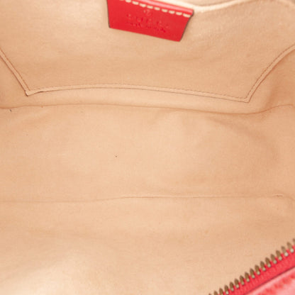 Second hand Gucci GG Marmont Small Matelassé Leather Camera Bag Red - Tabita Bags