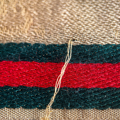 Second hand Gucci GG Striped silk & cotton Foulard GG Supreme - Tabita Bags