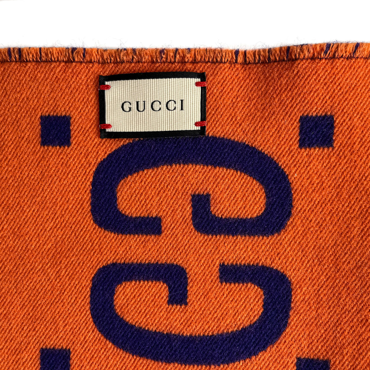 Second hand Gucci GG Wool Scarve Bicolor - Tabita Bags