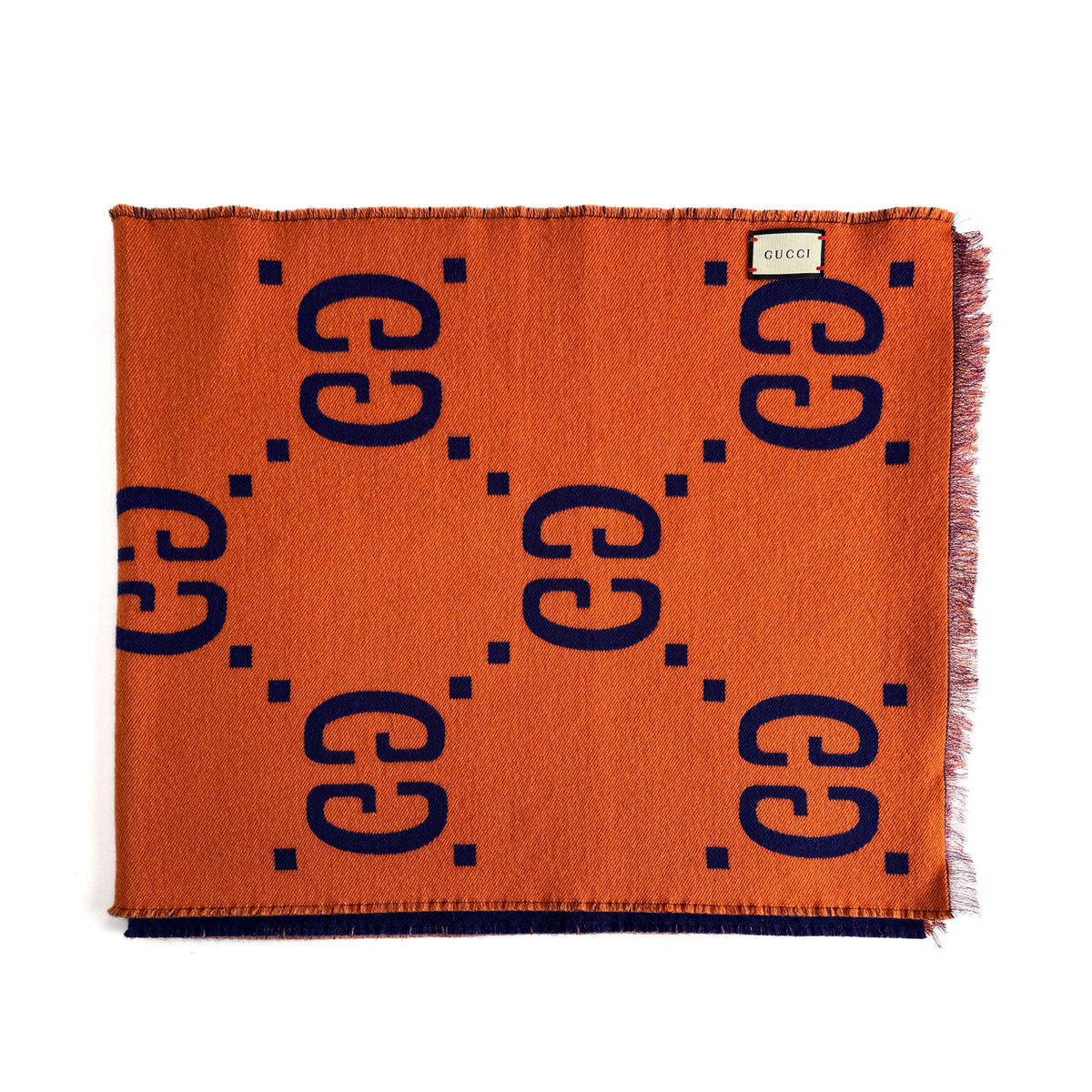 Second hand Gucci GG Wool Scarve Bicolor - Tabita Bags