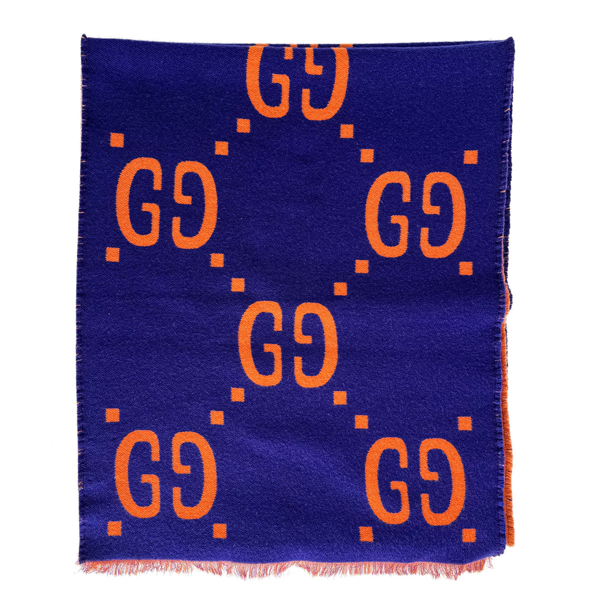 Second hand Gucci GG Wool Scarve Bicolor - Tabita Bags