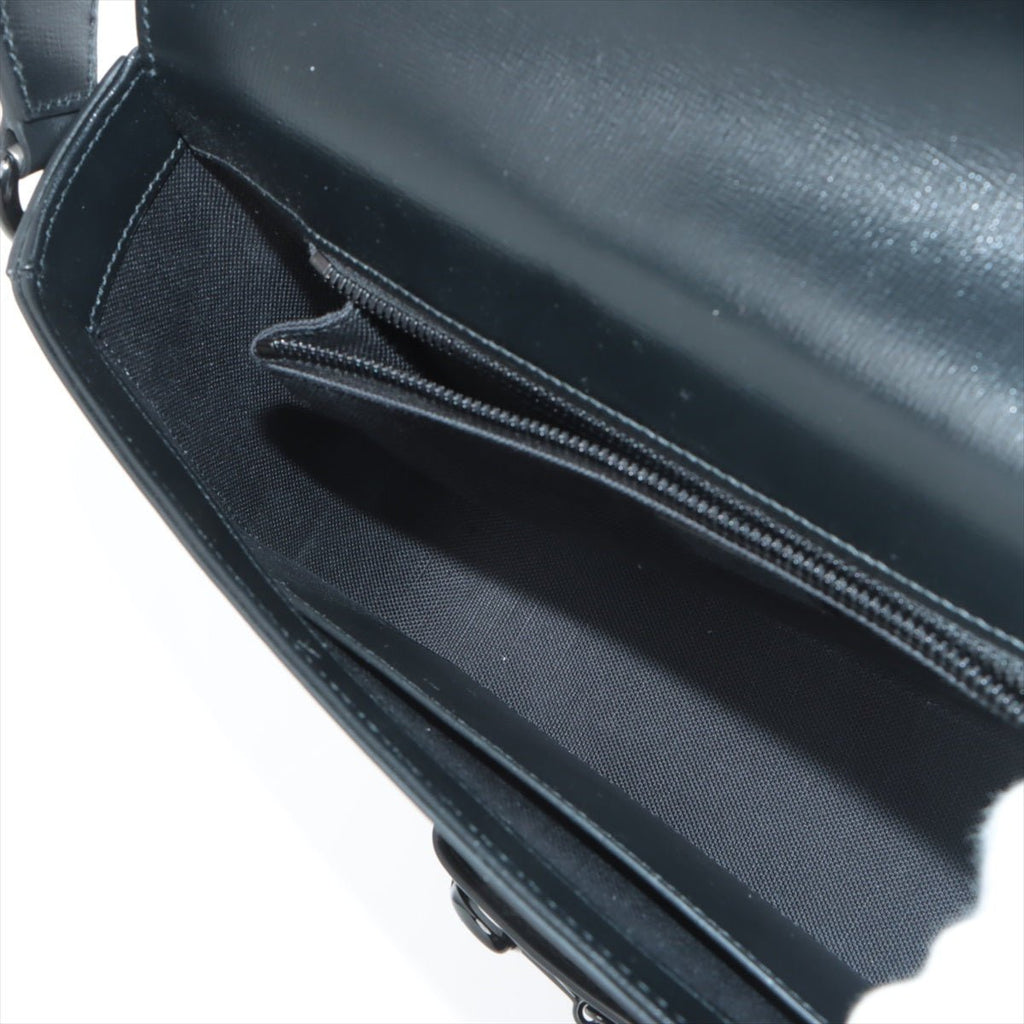 Second hand Gucci Horsebit 1955 Leather 2 - Ways Messenger Shoulder Bag Black - Tabita Bags
