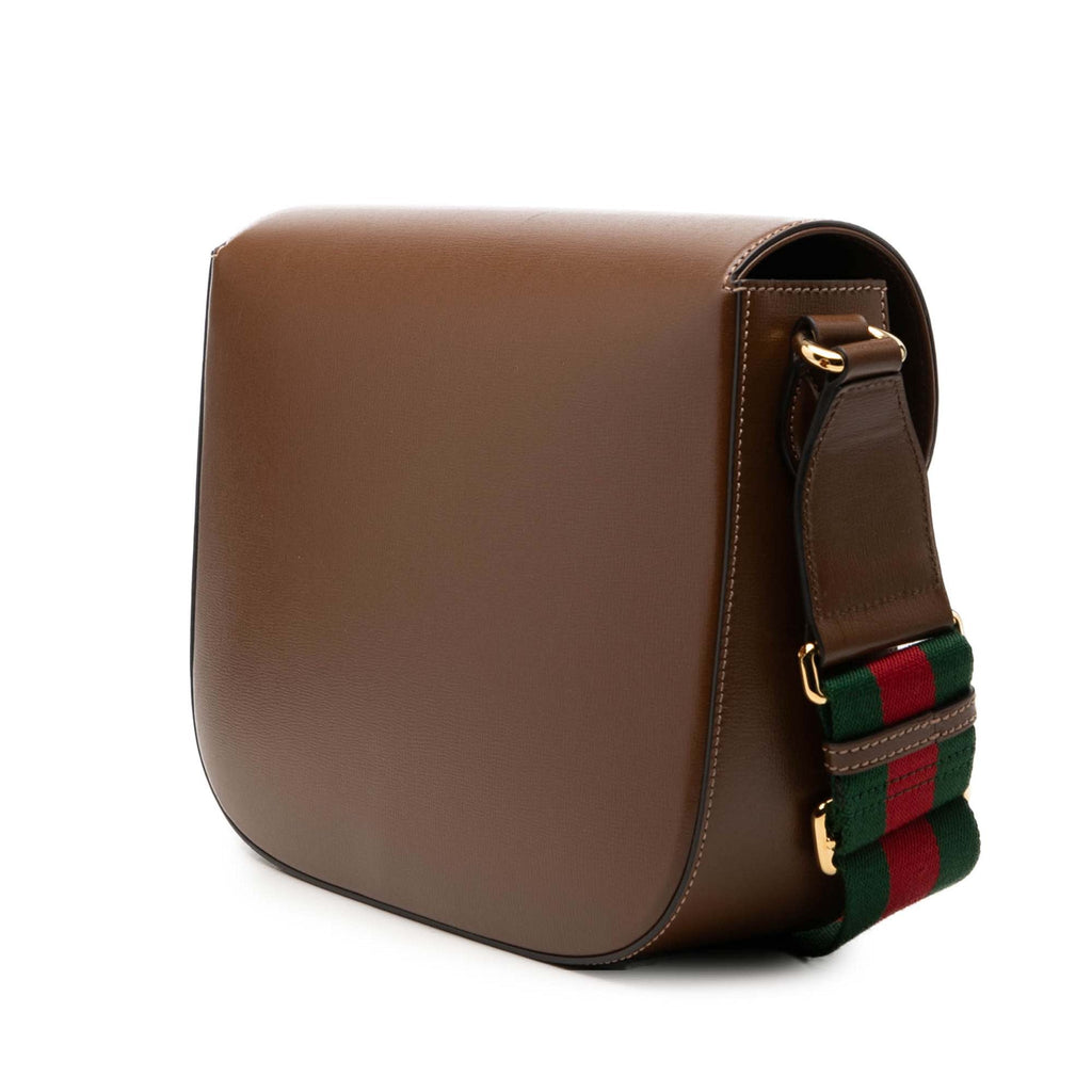 Second hand Gucci Horsebit 1955 Leather Messenger Shoulder Bag - Tabita Bags