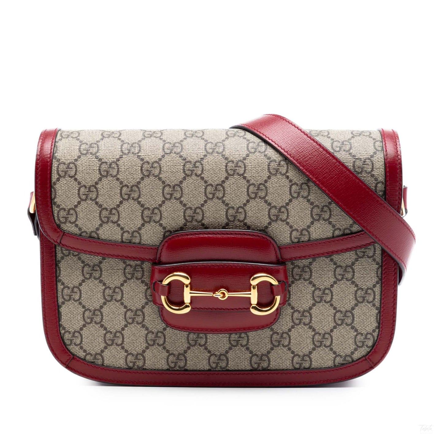 Second hand Gucci Horsebit 1955 Medium Canvas GG Messenger Shoulder Bag GG Supreme - Tabita Bags