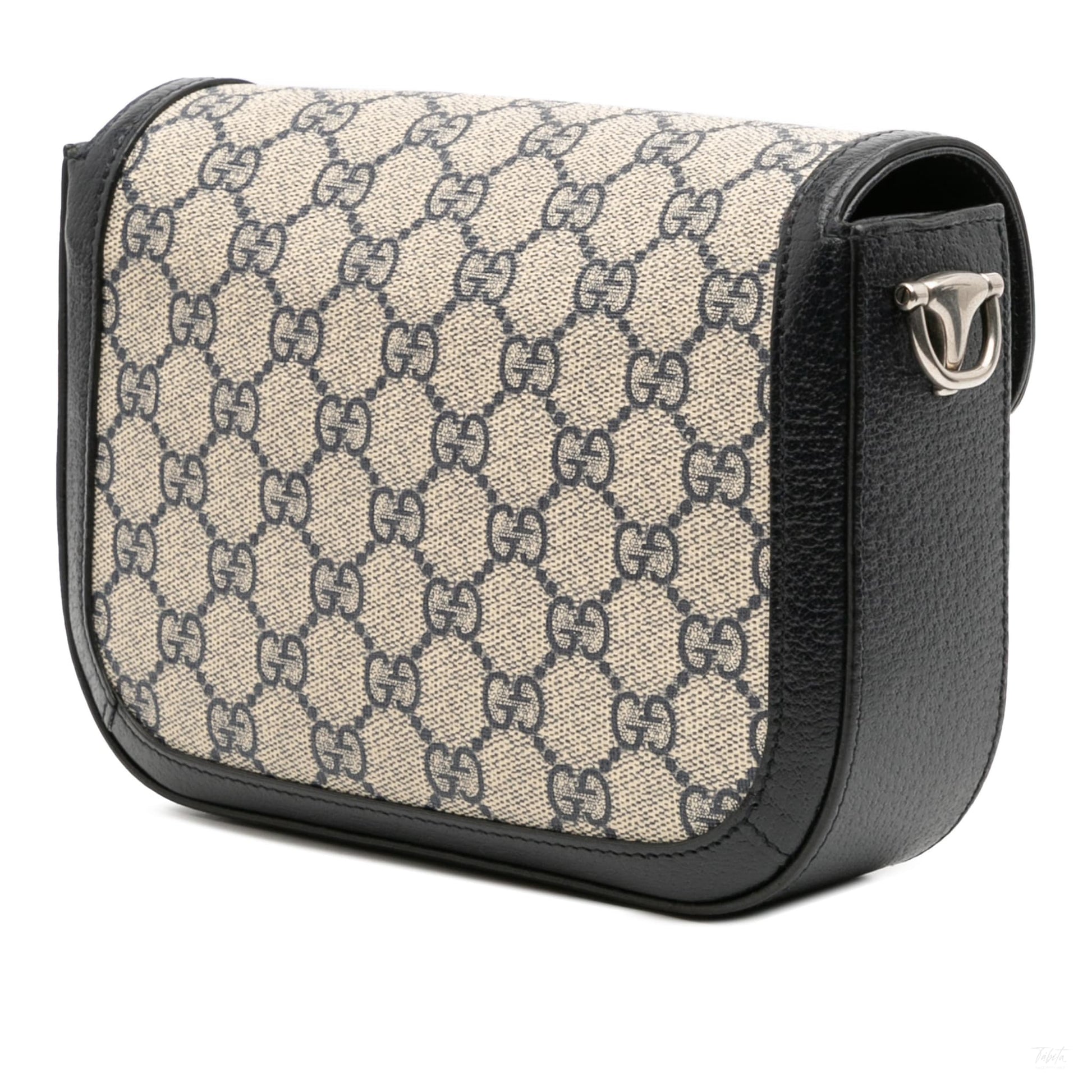 Second hand Gucci Horsebit 1955 Small Canvas GG Messenger Shoulder Bag GG Supreme - Tabita Bags