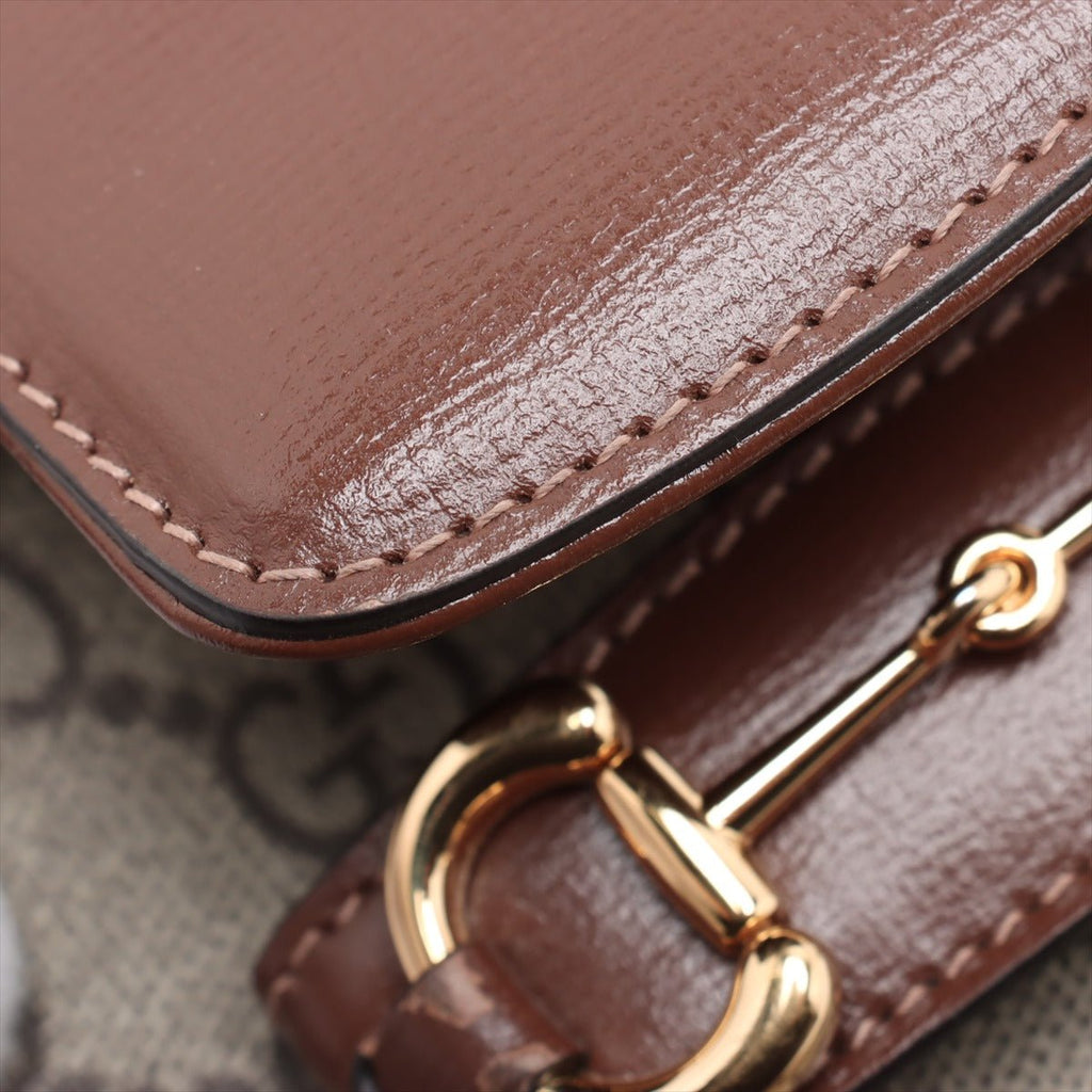 Second hand Gucci Horsebit 1955 Small Canvas GG Messenger Shoulder Bag GG Supreme - Tabita Bags