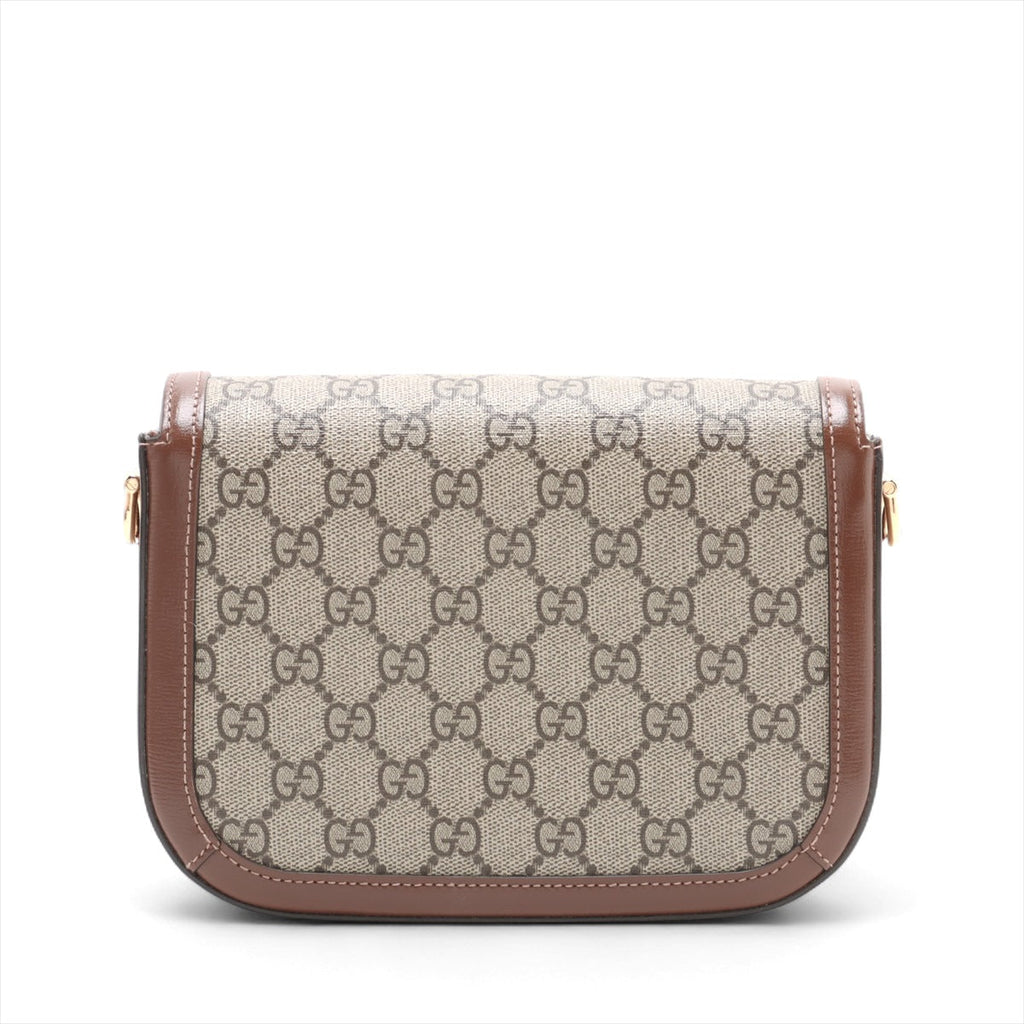 Second hand Gucci Horsebit 1955 Small Canvas GG Messenger Shoulder Bag GG Supreme - Tabita Bags