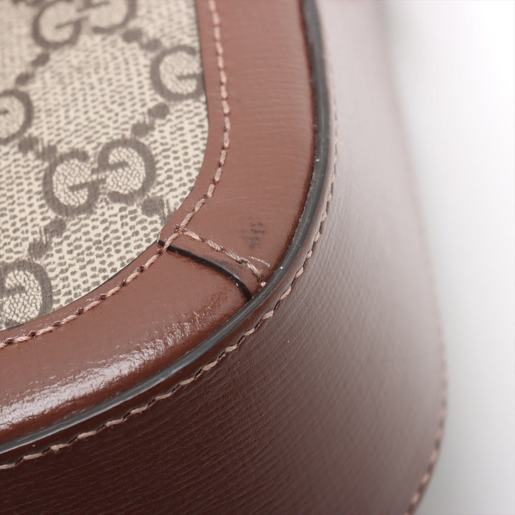Second hand Gucci Horsebit 1955 Small Canvas GG Messenger Shoulder Bag GG Supreme - Tabita Bags