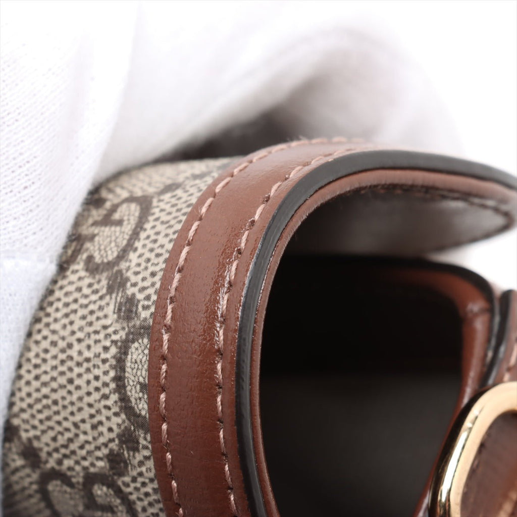 Second hand Gucci Horsebit 1955 Small Canvas GG Messenger Shoulder Bag GG Supreme - Tabita Bags
