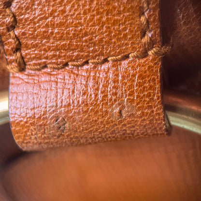 Second hand Gucci Horsebit 1955 Small Leather Baguette Shoulder Bag Brown - Tabita Bags