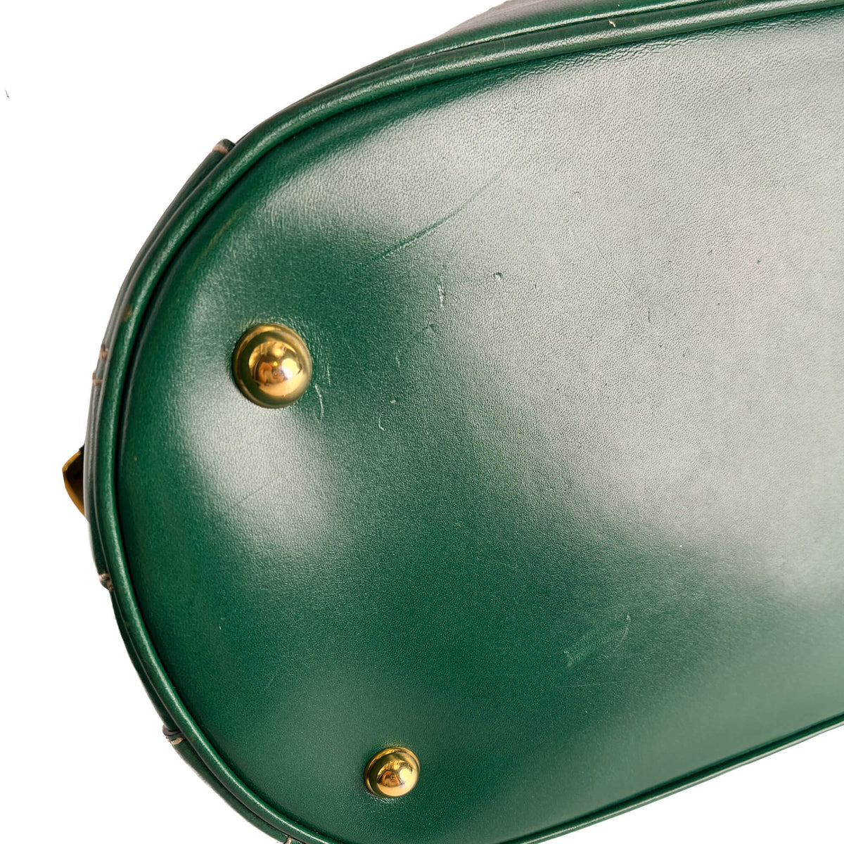 Second hand Gucci Horsebit Britt Boston Large Canvas Bowler Handbag GG Supreme - Tabita Bags