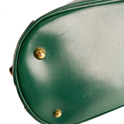 Second hand Gucci Horsebit Britt Boston Large Canvas Bowler Handbag GG Supreme - Tabita Bags