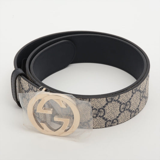 Second hand Gucci Interlocking Canvas Medium Belt 85/34 GG Supreme - Tabita Bags