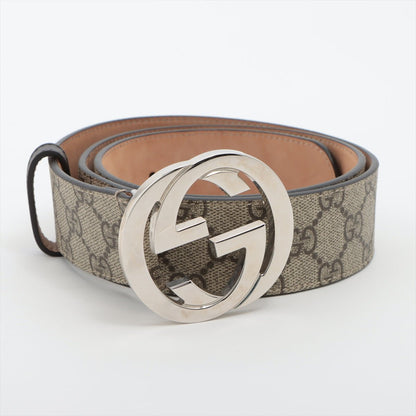 Second hand Gucci Interlocking GG Leather Medium Belt 90/36 GG Supreme - Tabita Bags