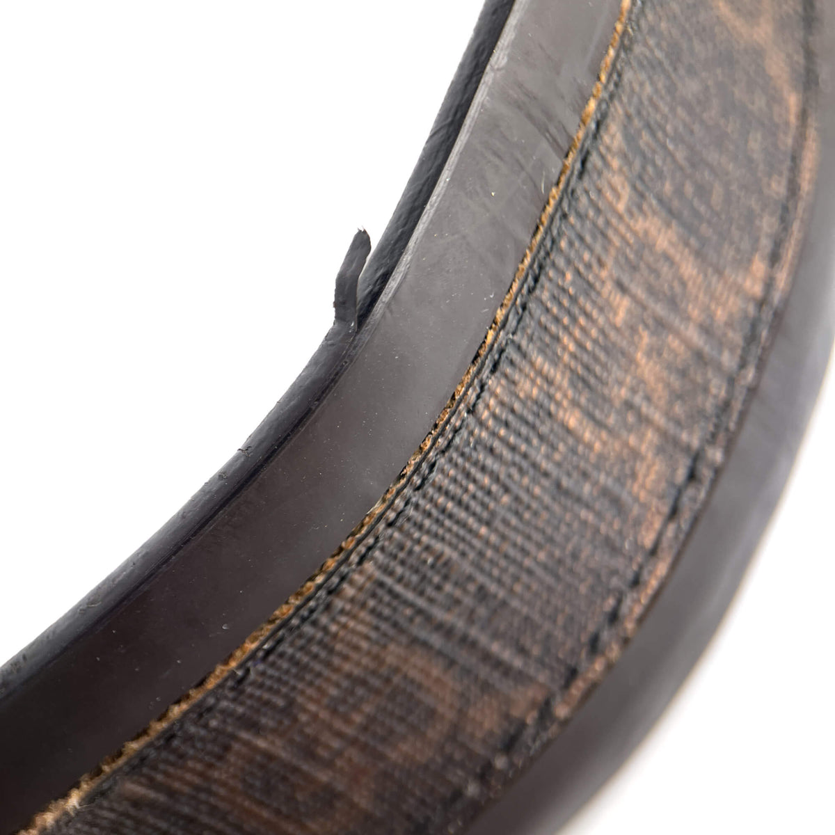 Second hand Gucci Interlocking GG Leather Wide Belt 85/34 Brown - Tabita Bags