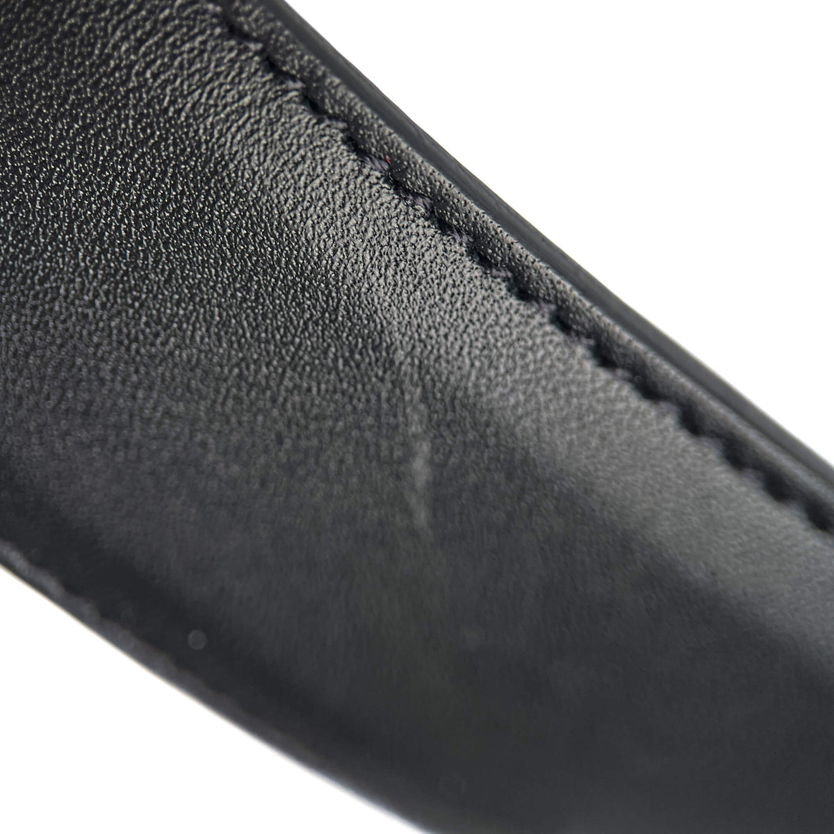 Second hand Gucci Interlocking Leather Medium Belt 95/38 Black - Tabita Bags