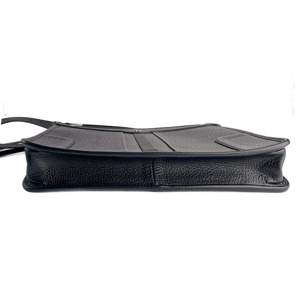 Second hand Gucci Interlocking Leather Messenger Crossbody Black - Tabita Bags