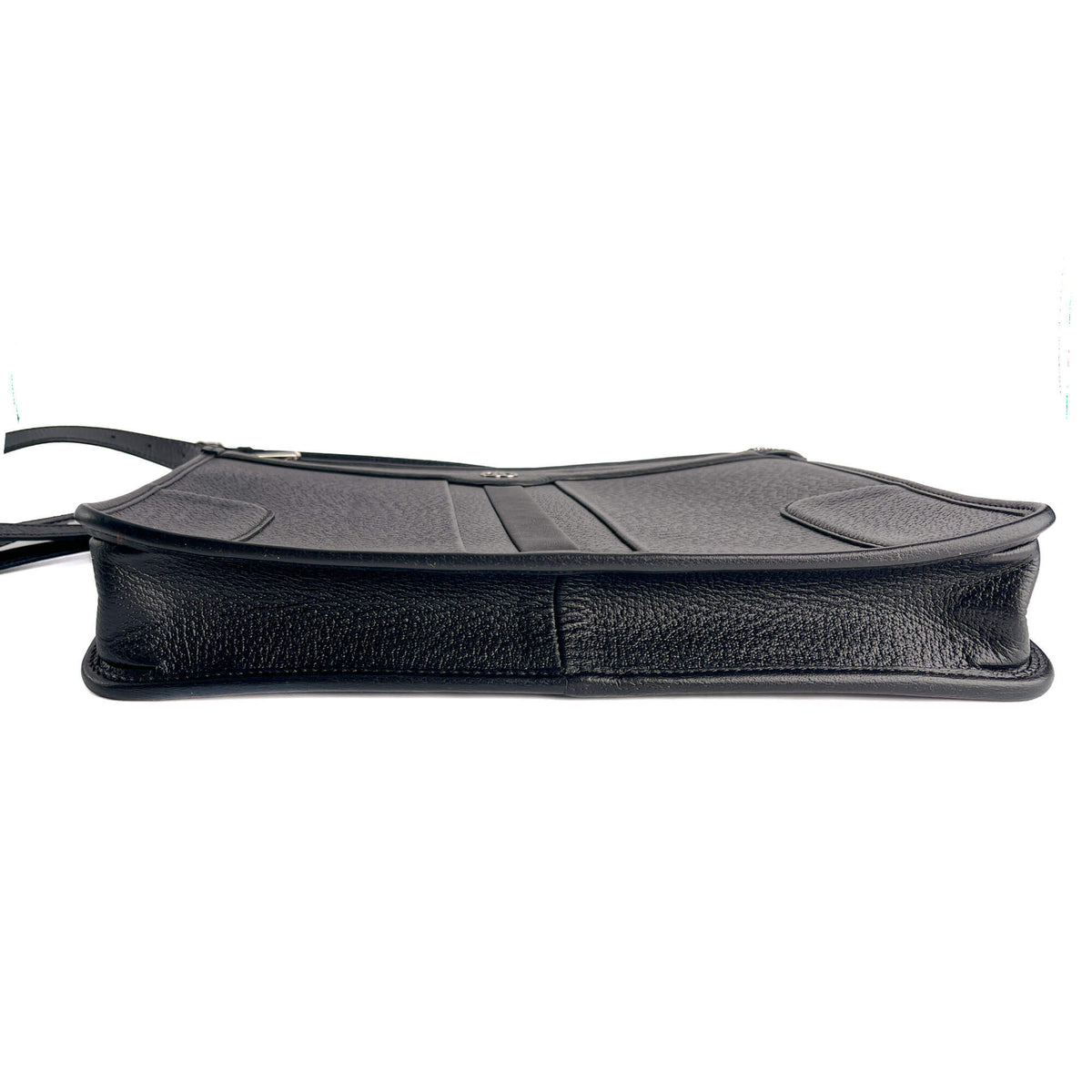 Second hand Gucci Interlocking Leather Messenger Crossbody Black - Tabita Bags