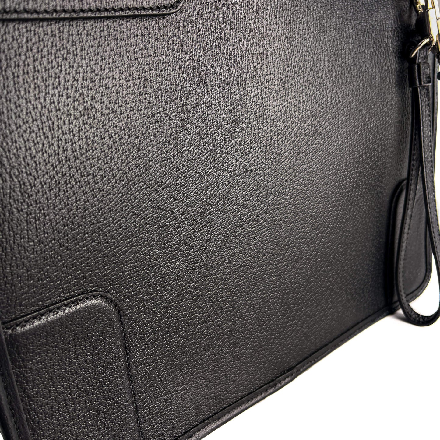 Second hand Gucci Interlocking Leather Messenger Crossbody Black - Tabita Bags