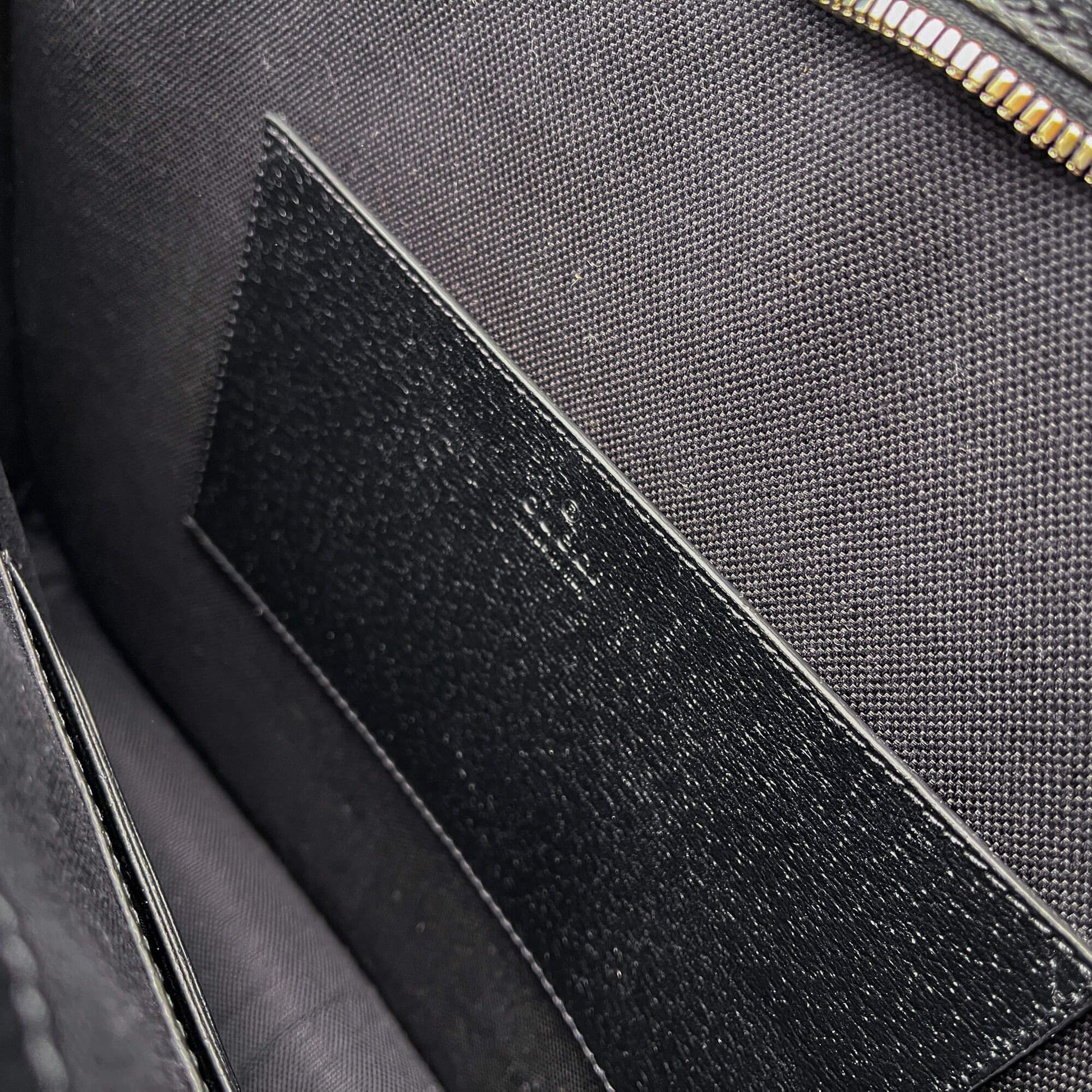 Second hand Gucci Interlocking Leather Messenger Crossbody Black - Tabita Bags