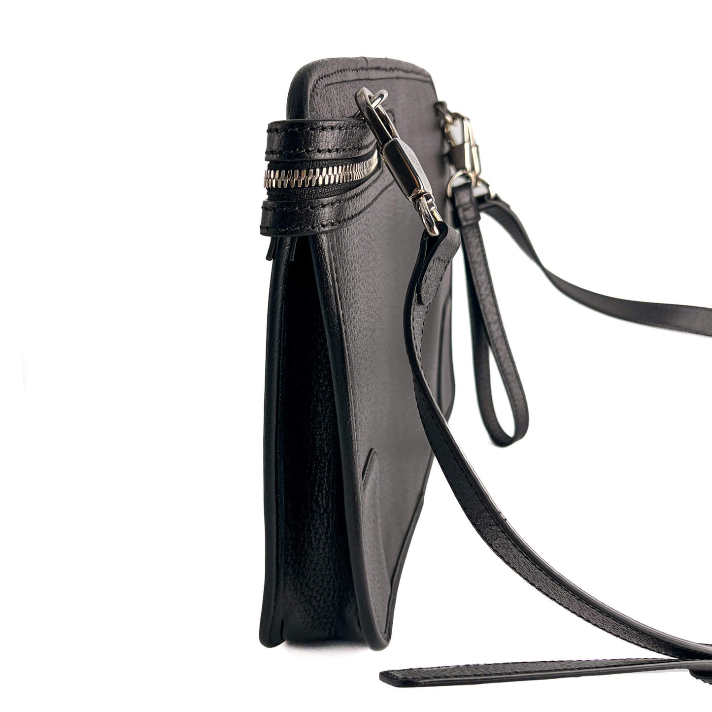 Second hand Gucci Interlocking Leather Messenger Crossbody Black - Tabita Bags