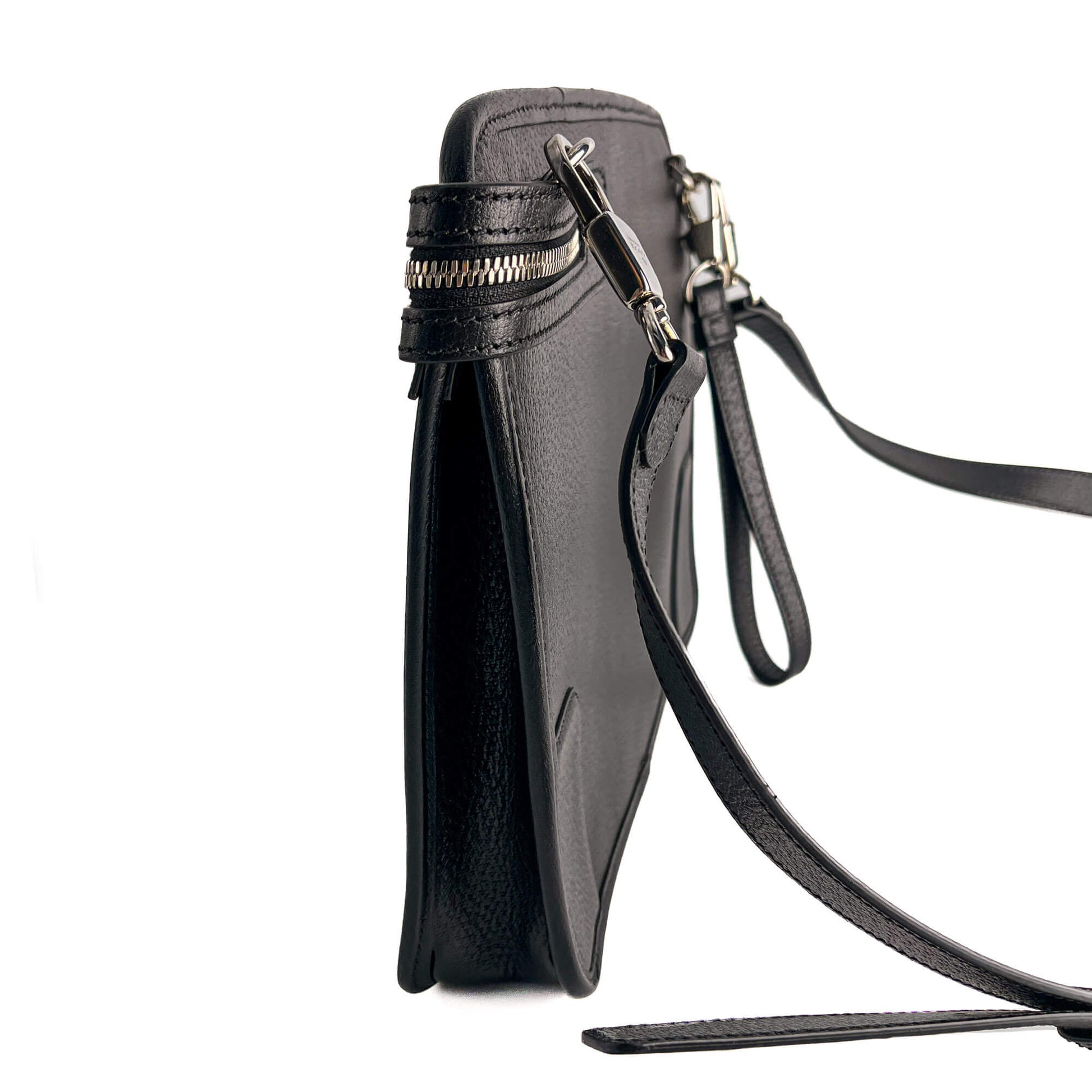 Second hand Gucci Interlocking Leather Messenger Crossbody Black - Tabita Bags