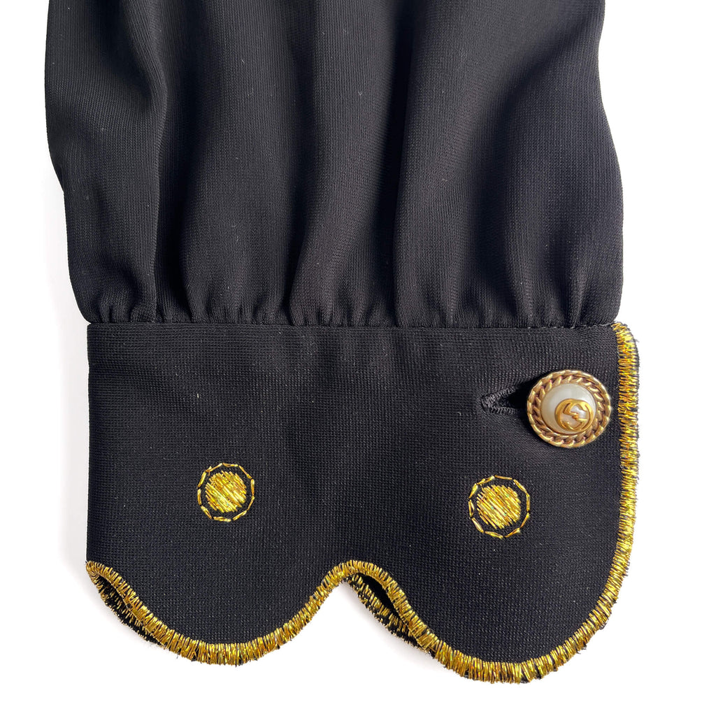 Second hand Gucci Interlocking Mini Fabric Dress 36 Black - Tabita Bags