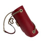 Second hand Gucci Interlocking Small Calf leather Leather 2 - Ways Flap Shoulder Bag Red - Tabita Bags