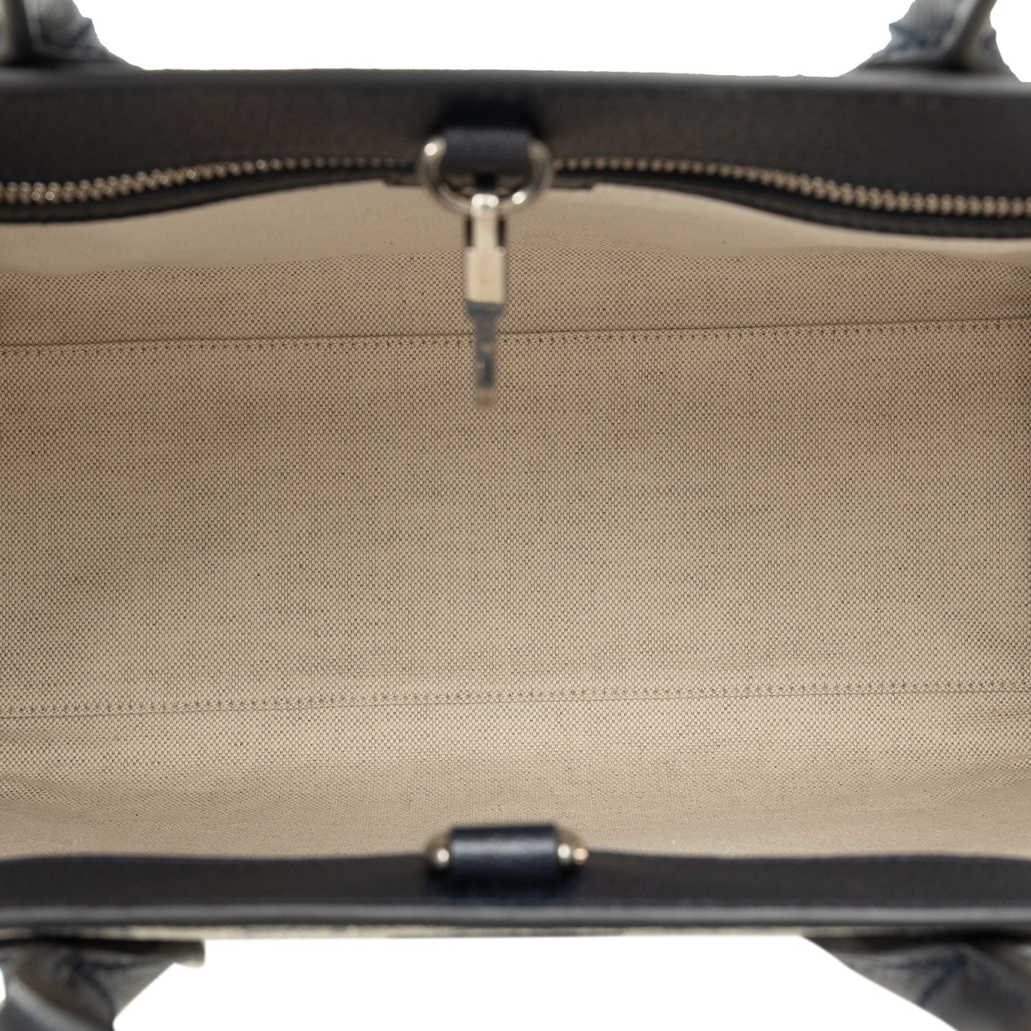 Second hand Gucci Interlocking Small Canvas GG Tote Handbag Brown - Tabita Bags