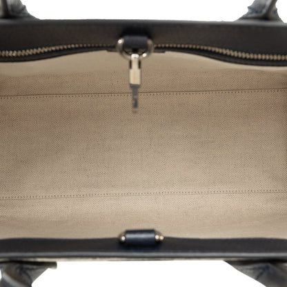 Second hand Gucci Interlocking Small Canvas GG Tote Handbag Brown - Tabita Bags