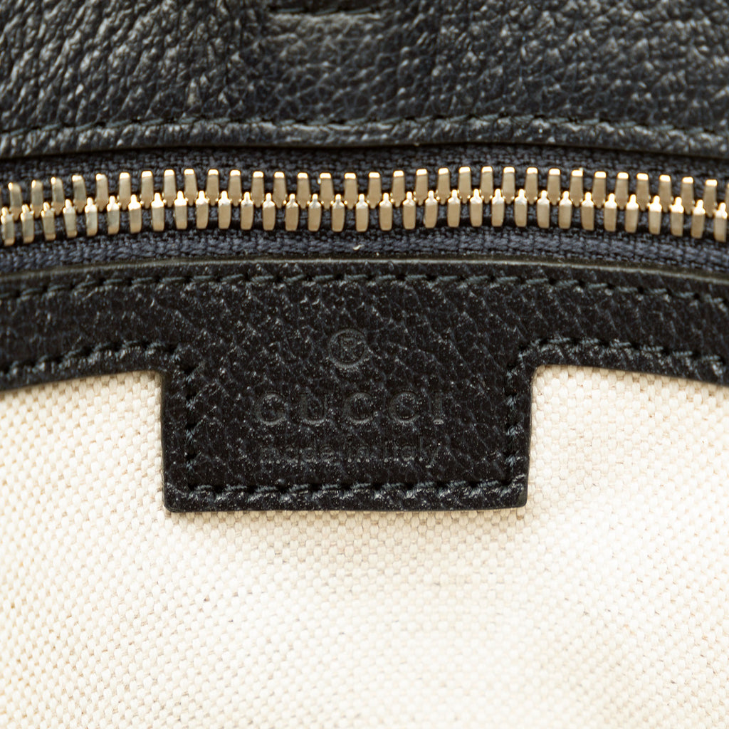 Second hand Gucci Interlocking Small Canvas GG Tote Handbag Brown - Tabita Bags