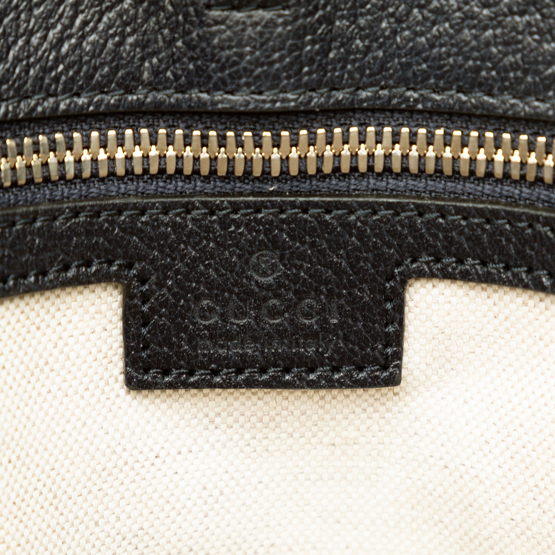 Second hand Gucci Interlocking Small Canvas GG Tote Handbag Brown - Tabita Bags