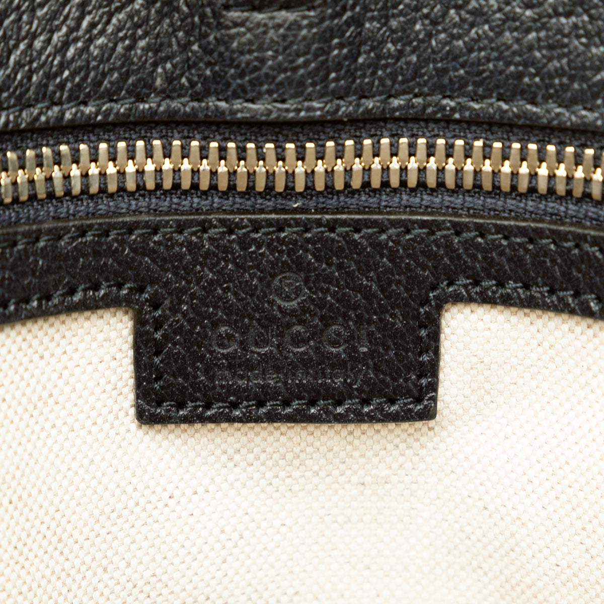 Second hand Gucci Interlocking Small Canvas GG Tote Handbag Brown - Tabita Bags