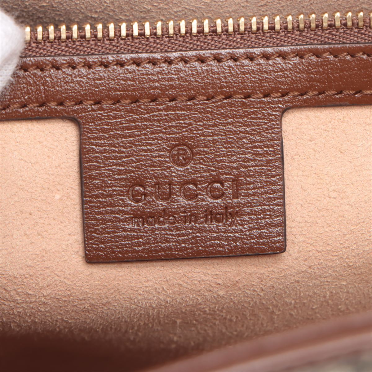 Second hand Gucci Jackie 1961 Medium Striped Canvas Hobo Shoulder Bag GG Supreme - Tabita Bags