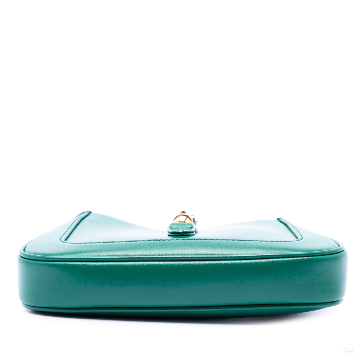 Second hand Gucci Jackie 1961 Mini Calfskin Leather Hobo Shoulder Bag Green - Tabita Bags