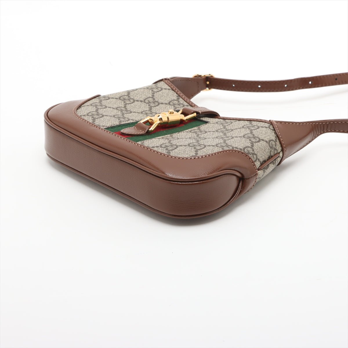 Second hand Gucci Jackie 1961 Mini Canvas 2-Ways Hobo Shoulder Bag GG Supreme - Tabita Bags