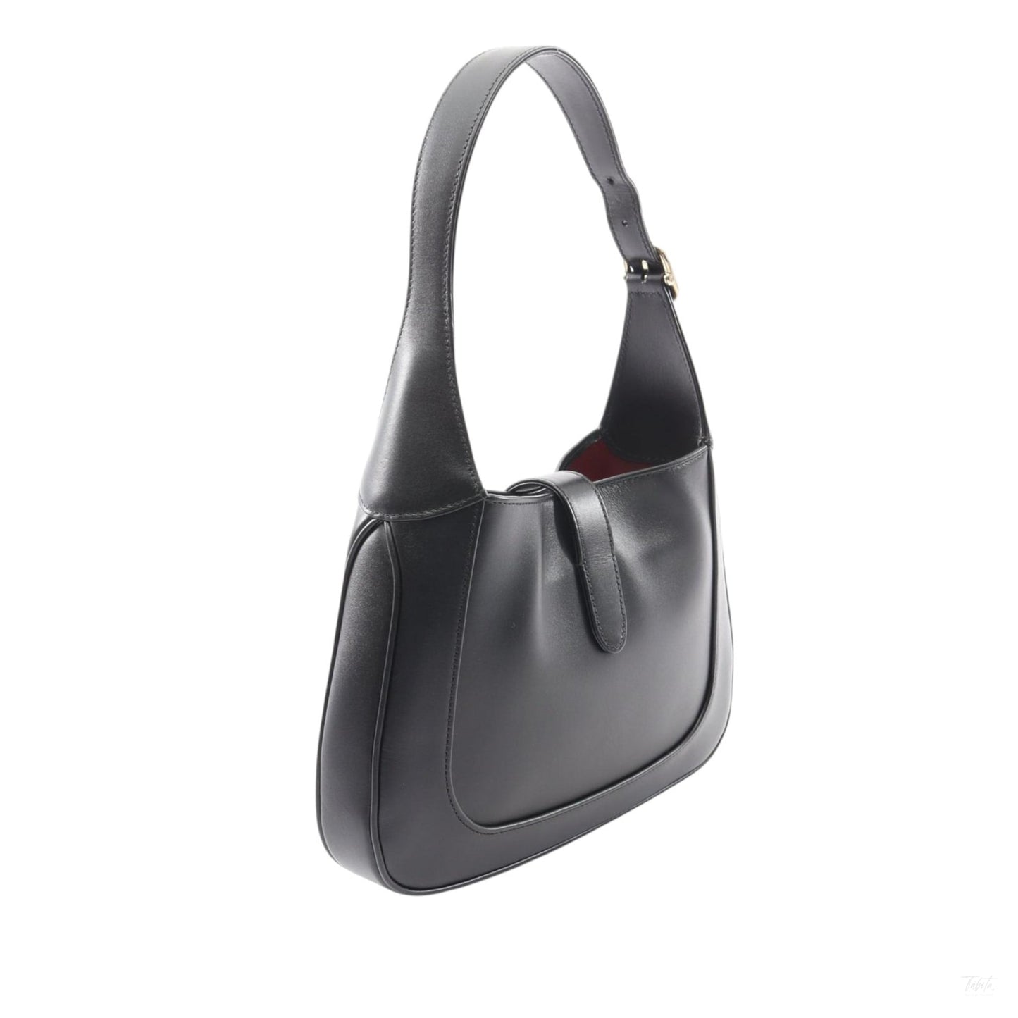 Second hand Gucci Jackie 1961 Small Calfskin Hobo Shoulder Bag Black - Tabita Bags