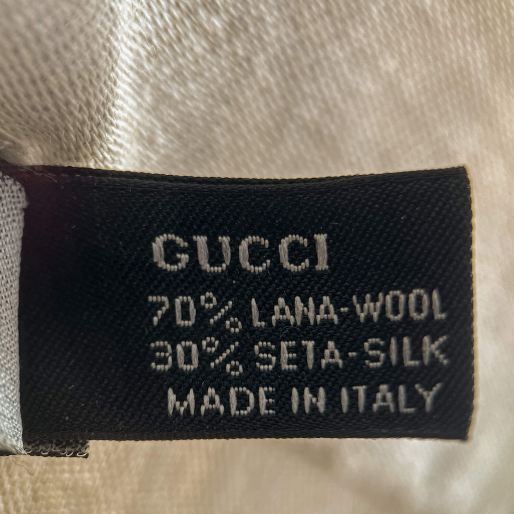 Second hand Gucci Line & Cotton Foulard GG Supreme - Tabita Bags