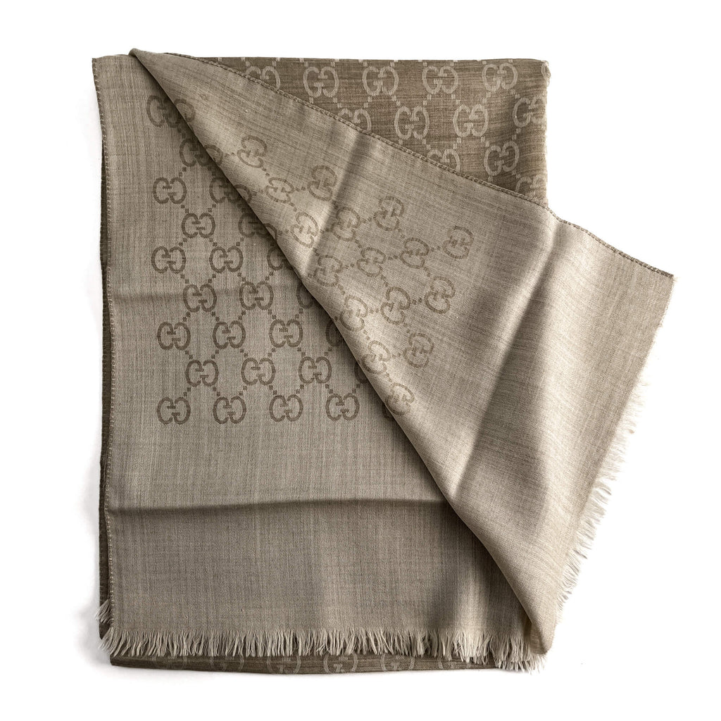 Second hand Gucci Line & Cotton Foulard GG Supreme - Tabita Bags