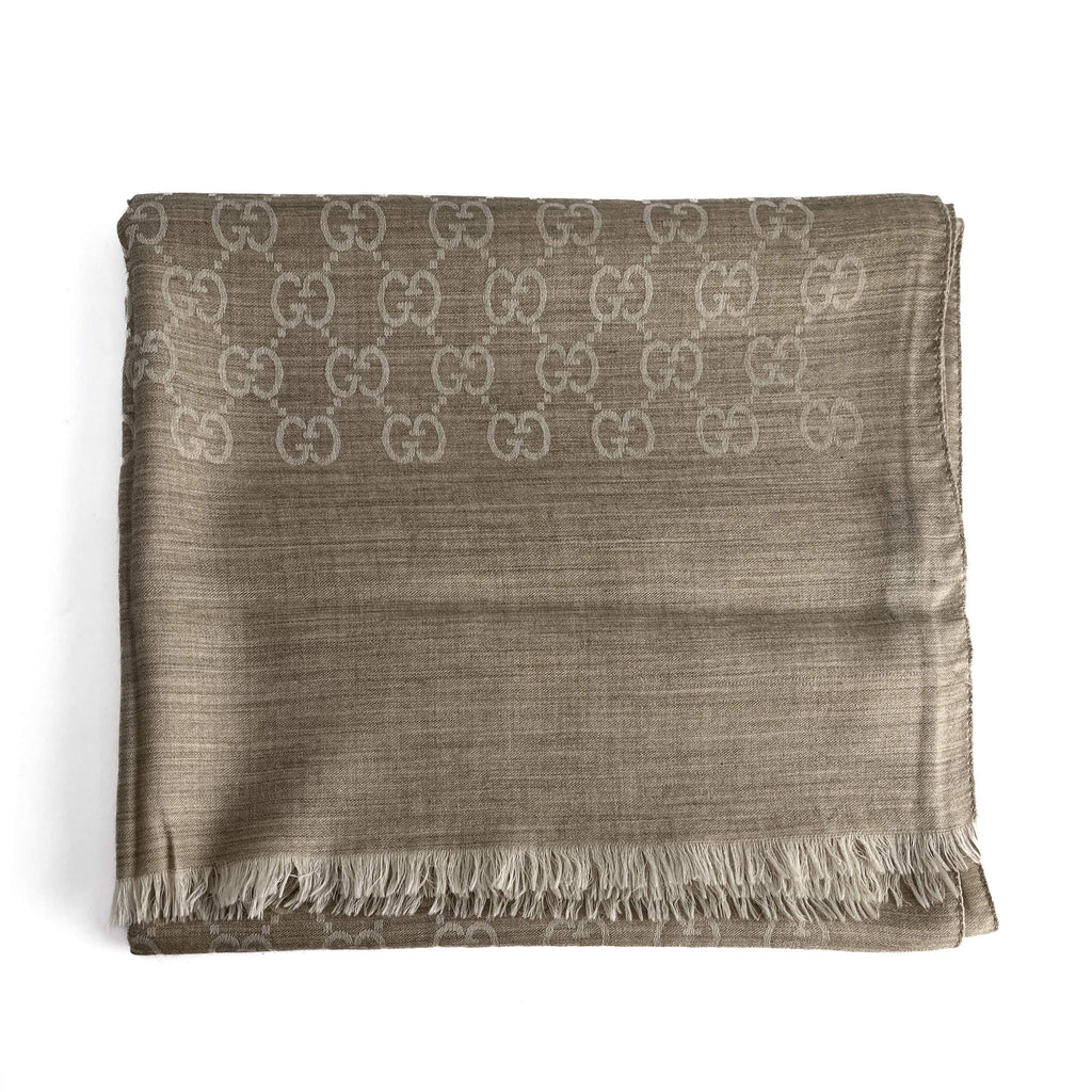 Second hand Gucci Line & Cotton Foulard GG Supreme - Tabita Bags