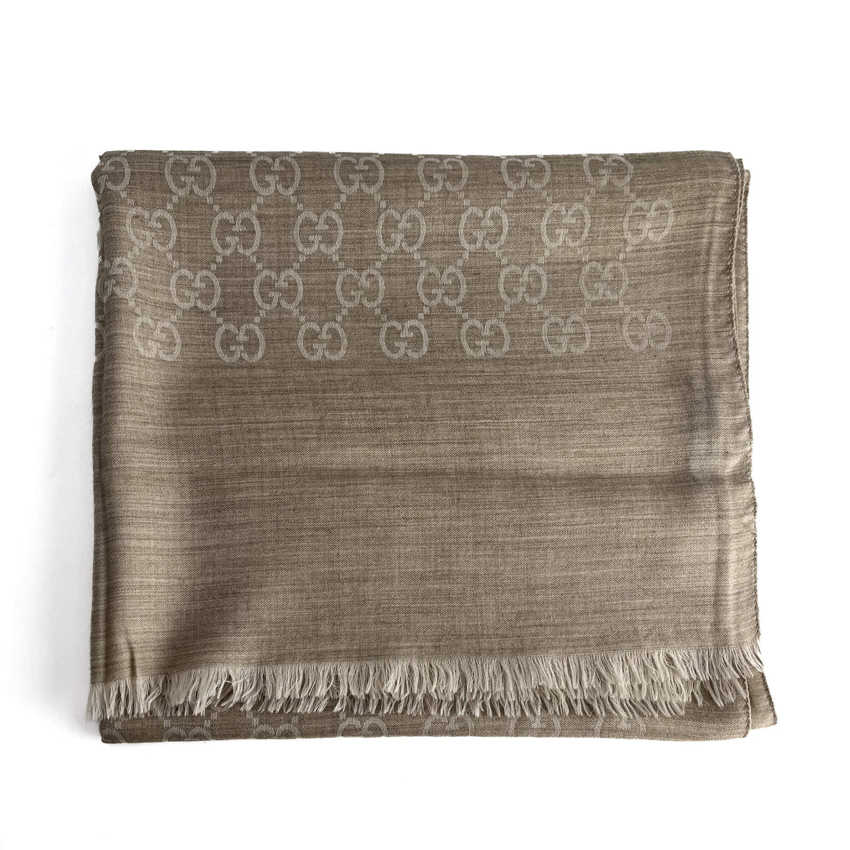 Second hand Gucci Line & Cotton Foulard GG Supreme - Tabita Bags