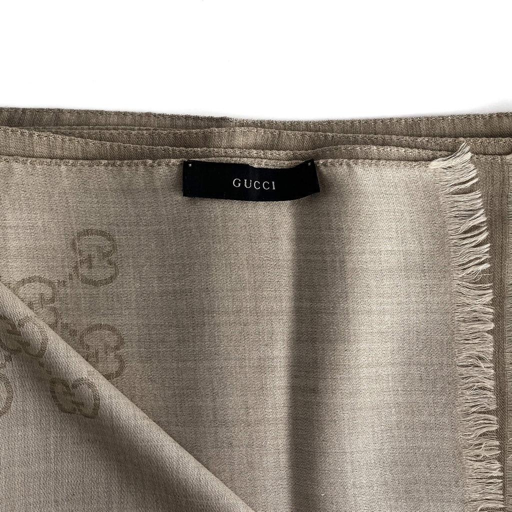 Second hand Gucci Line & Cotton Foulard GG Supreme - Tabita Bags