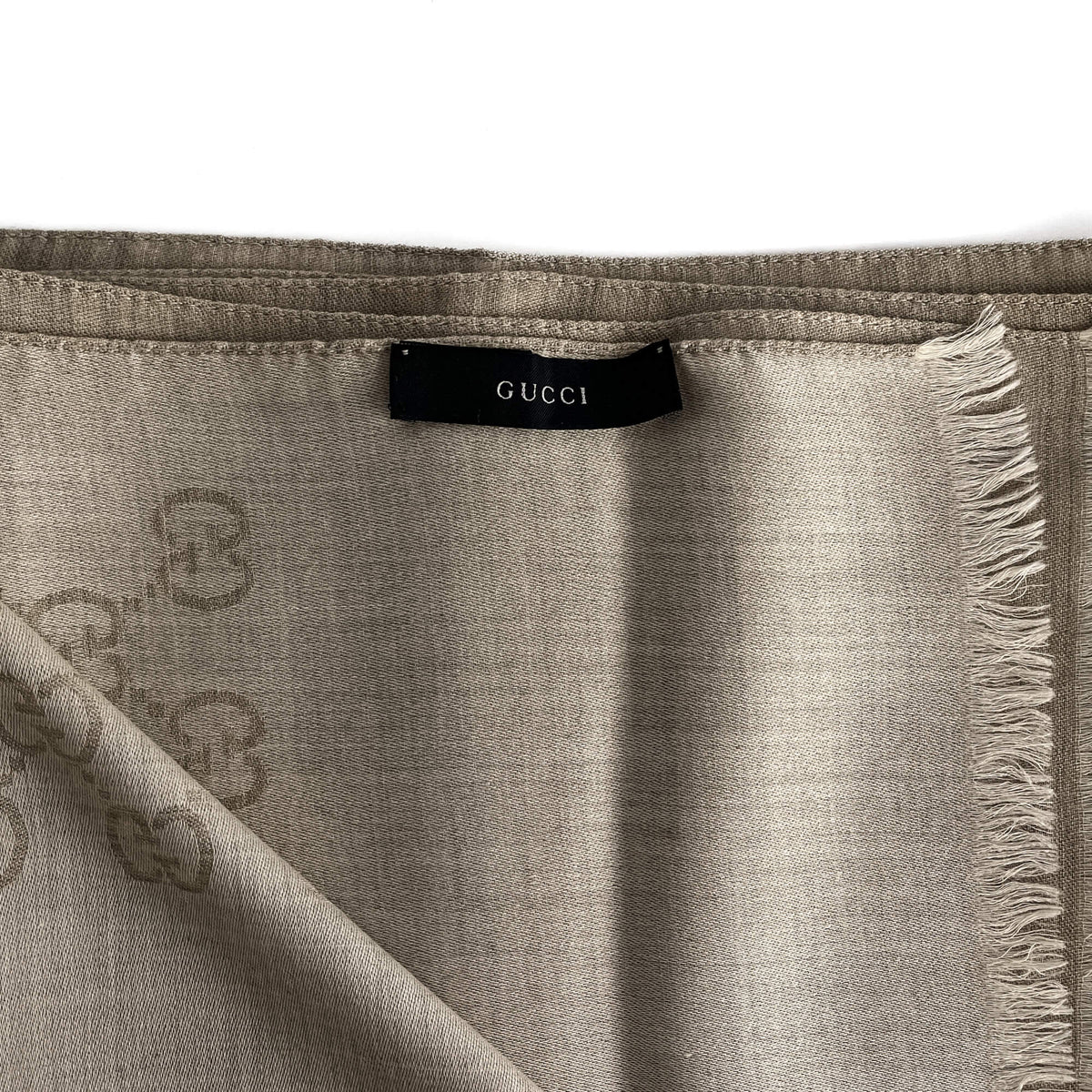 Second hand Gucci Line & Cotton Foulard GG Supreme - Tabita Bags